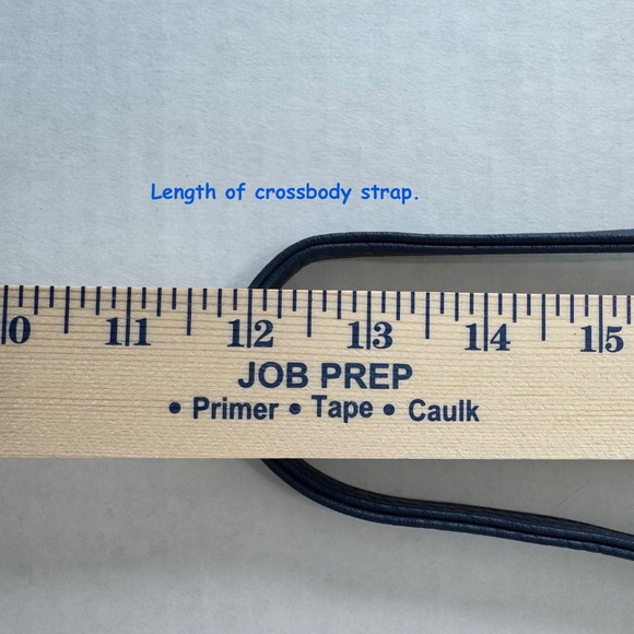 Charming Charlie Turn-Lock Crossbody / Wristlet Blue and Green Colorblock - Picture 13 of 13